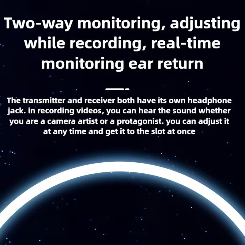 Professional Microphone with Intelligent Noise Cancellation, 360° Omnidirectional Condenser, 2-in-1 Lapel Mic with Wind Muff for Content Creation, Live Streaming, Interview, Recording, Vlogging - USB-C/IOS, 2.4G/5G Connection